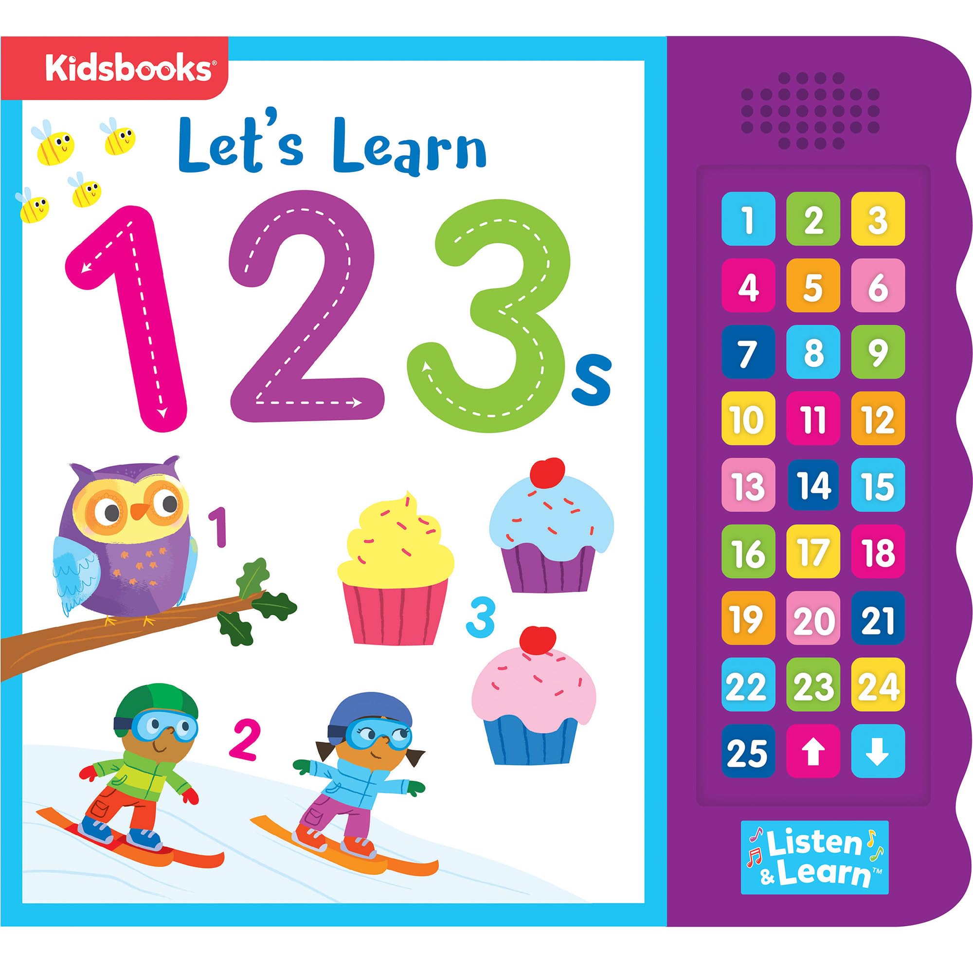 27-Button Sound Book Let's Learn 123s by Publishing, Kidsbooks