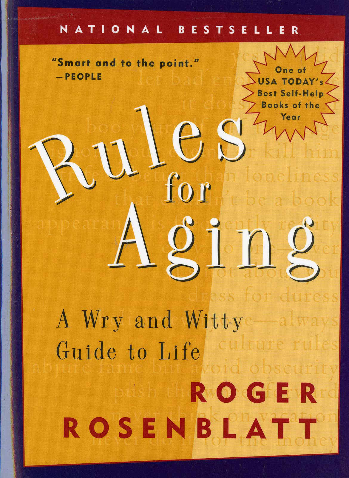 Rules for Aging: A Wry and Witty Guide to Life by Rosenblatt, Roger