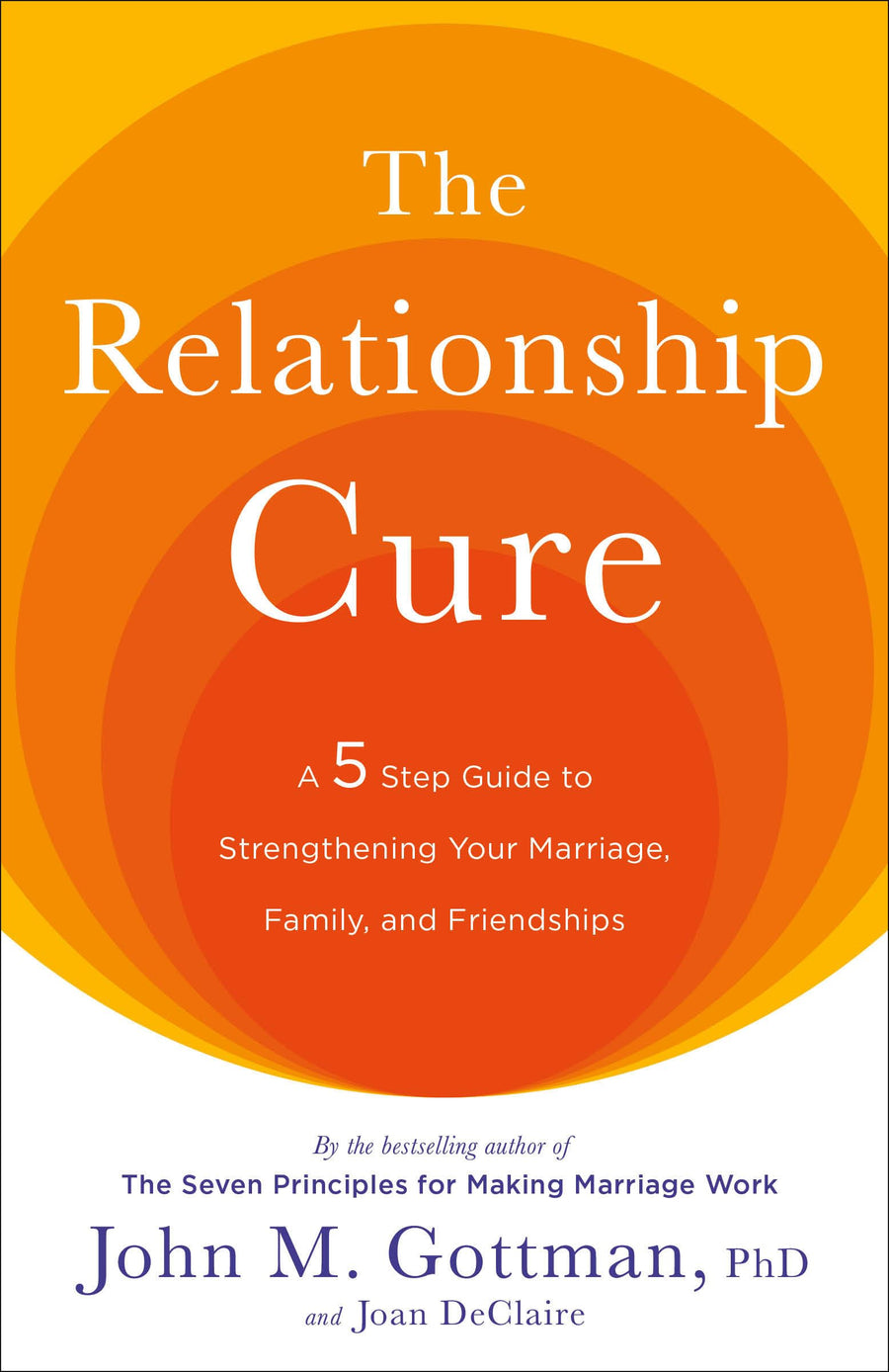 The Relationship Cure: A 5 Step Guide to Strengthening Your Marriage, Family, and Friendships -- John PhD Gottman, Paperback