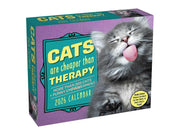 Cats Are Cheaper Than Therapy 2026 Day-To-Day Calendar: More Than 365 Cats by Andrews McMeel Publishing