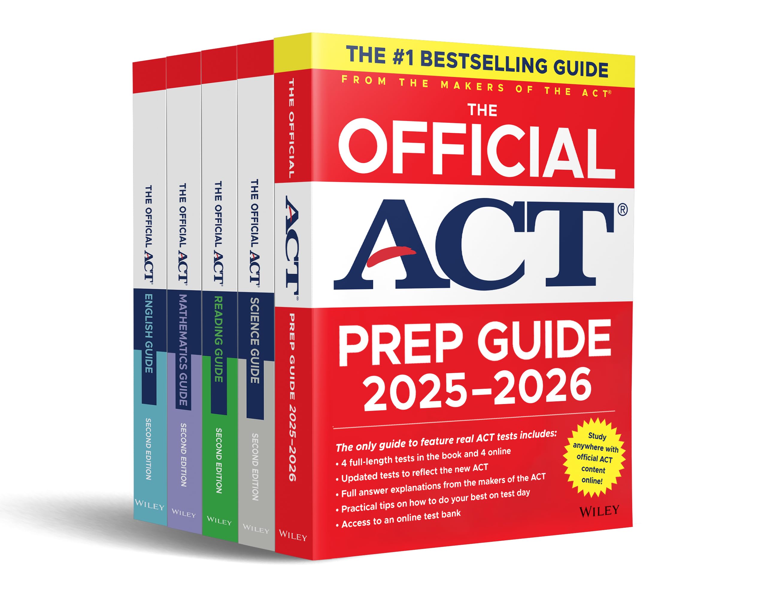 The Official ACT Prep & Subject Guides 2025-2026 Complete Set by ACT