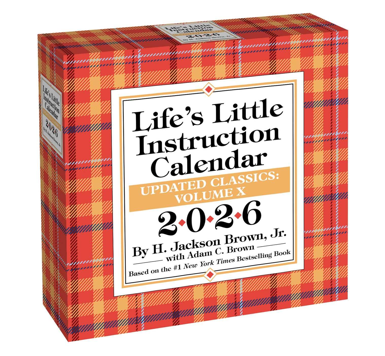 Life's Little Instruction 2026 Day-To-Day Calendar by Brown, H. Jackson