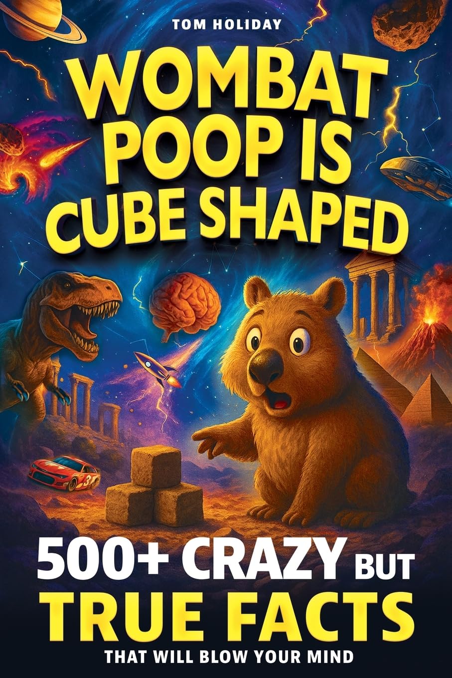 Wombat Poop Is Cube Shaped: And 500+ Other Crazy but True Facts That Will Blow Your Mind (and Impress Your Friends) by Holiday, Tom