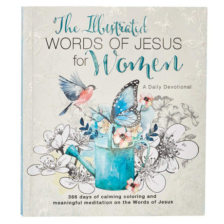Illustrated Words Jesus for Women Devotional Book -- Carolyn Larsen, Paperback