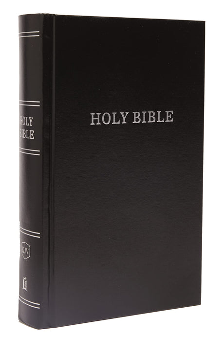KJV, Pew Bible, Large Print, Hardcover, Black, Red Letter Edition -- Thomas Nelson, Bible