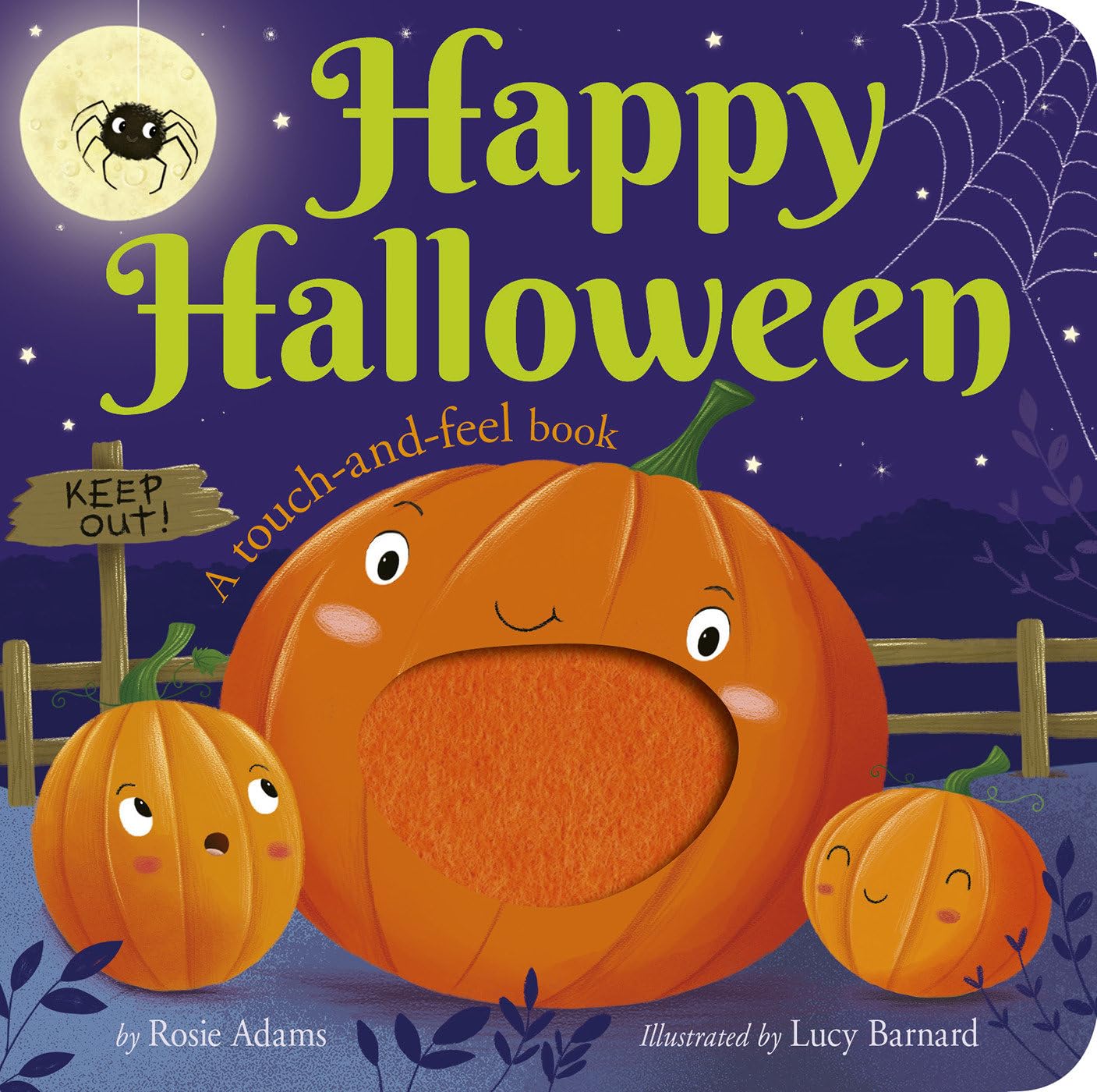 Happy Halloween: A Touch-And-Feel Book by Adams, Rosie