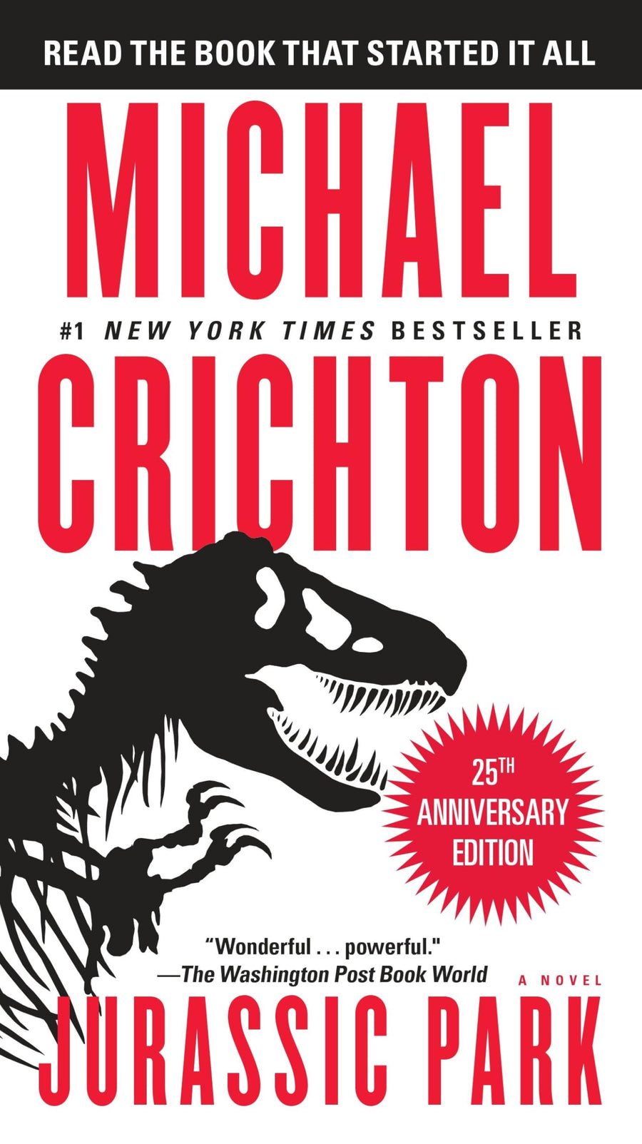 Jurassic Park -- Michael Crichton, Mass Market Paperbound