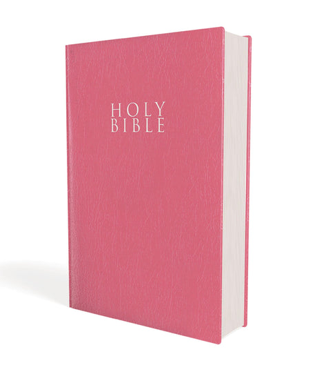 Niv, Gift and Award Bible, Leather-Look, Pink, Red Letter Edition, Comfort Print -- Zondervan, Bible