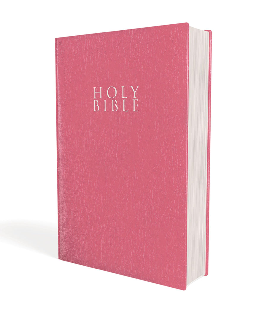 Niv, Gift and Award Bible, Leather-Look, Pink, Red Letter Edition, Comfort Print -- Zondervan, Bible