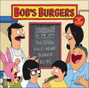 Bob's Burgers 2026 Wall Calendar (Includes Stickers) by Twentieth Century Studios Inc