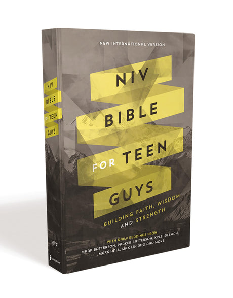 NIV Bible for Teen Guys, Hardcover: Building Faith, Wisdom and Strength -- Zondervan, Bible