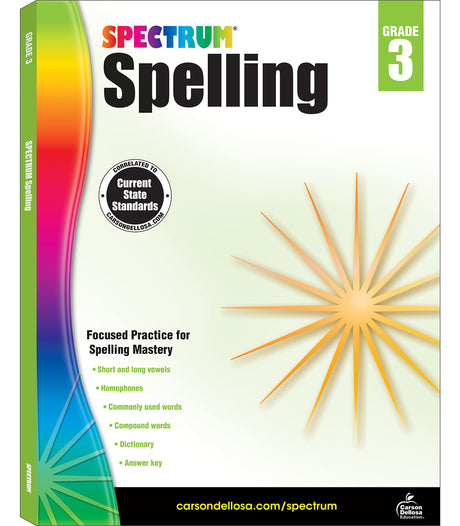 Spectrum Spelling, Grade 3: Volume 30 -- Spectrum, Paperback