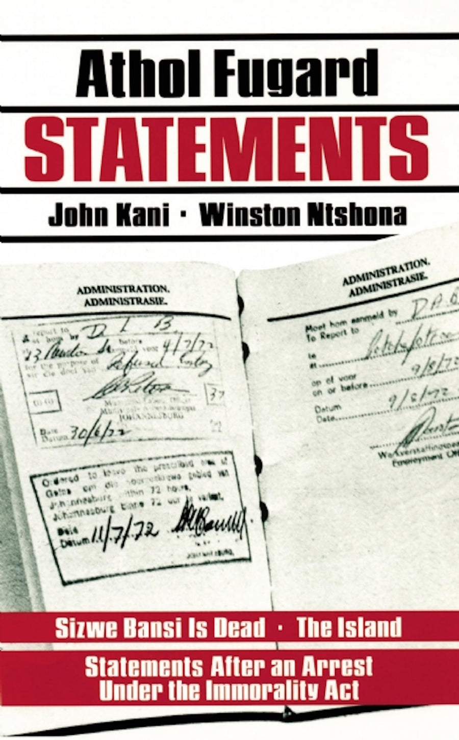 Used - Like New | Statements -- Athol Fugard, Paperback