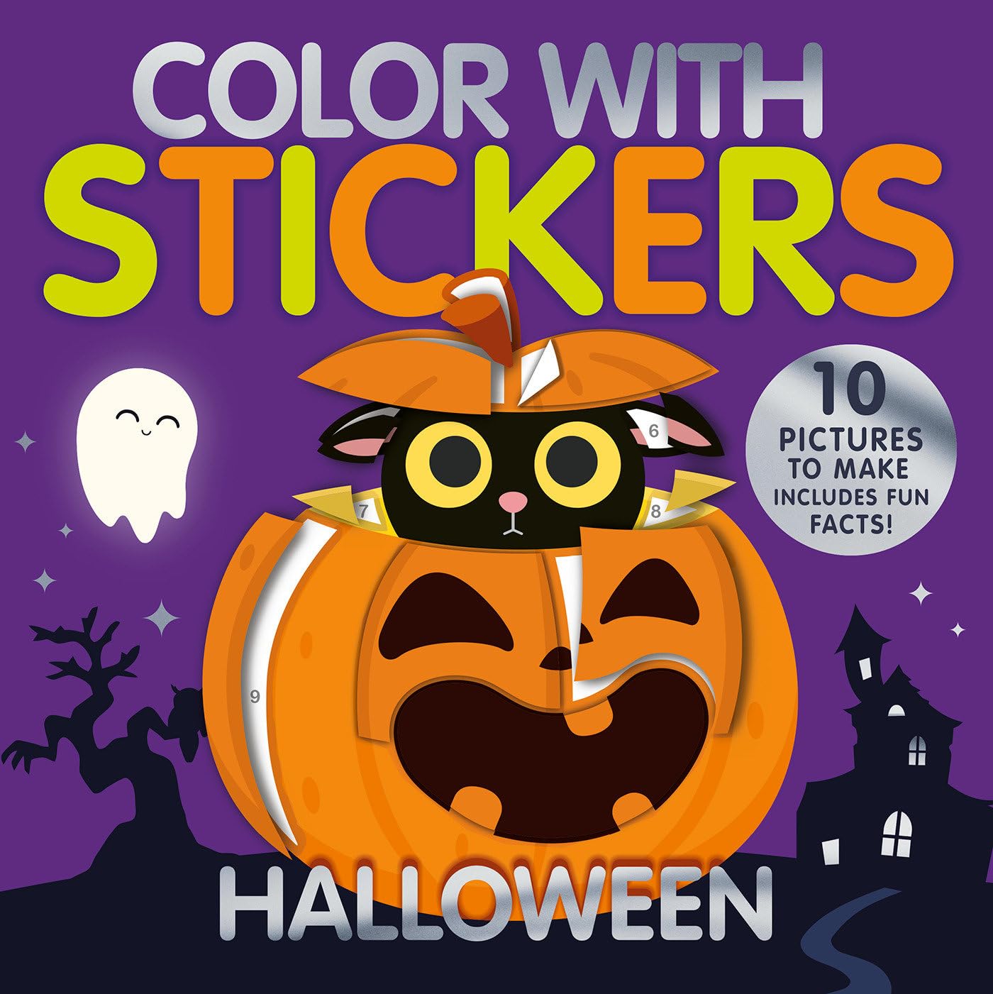 Color with Stickers: Halloween by Hamilton, Beth