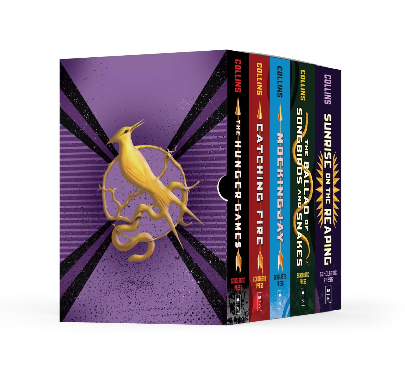 Hunger Games 5-Book Hardcover Box Set (the Hunger Games, Catching Fire, Mockingjay, the Ballad of Songbirds and Snakes, Sunrise on the Reaping) by Collins, Suzanne
