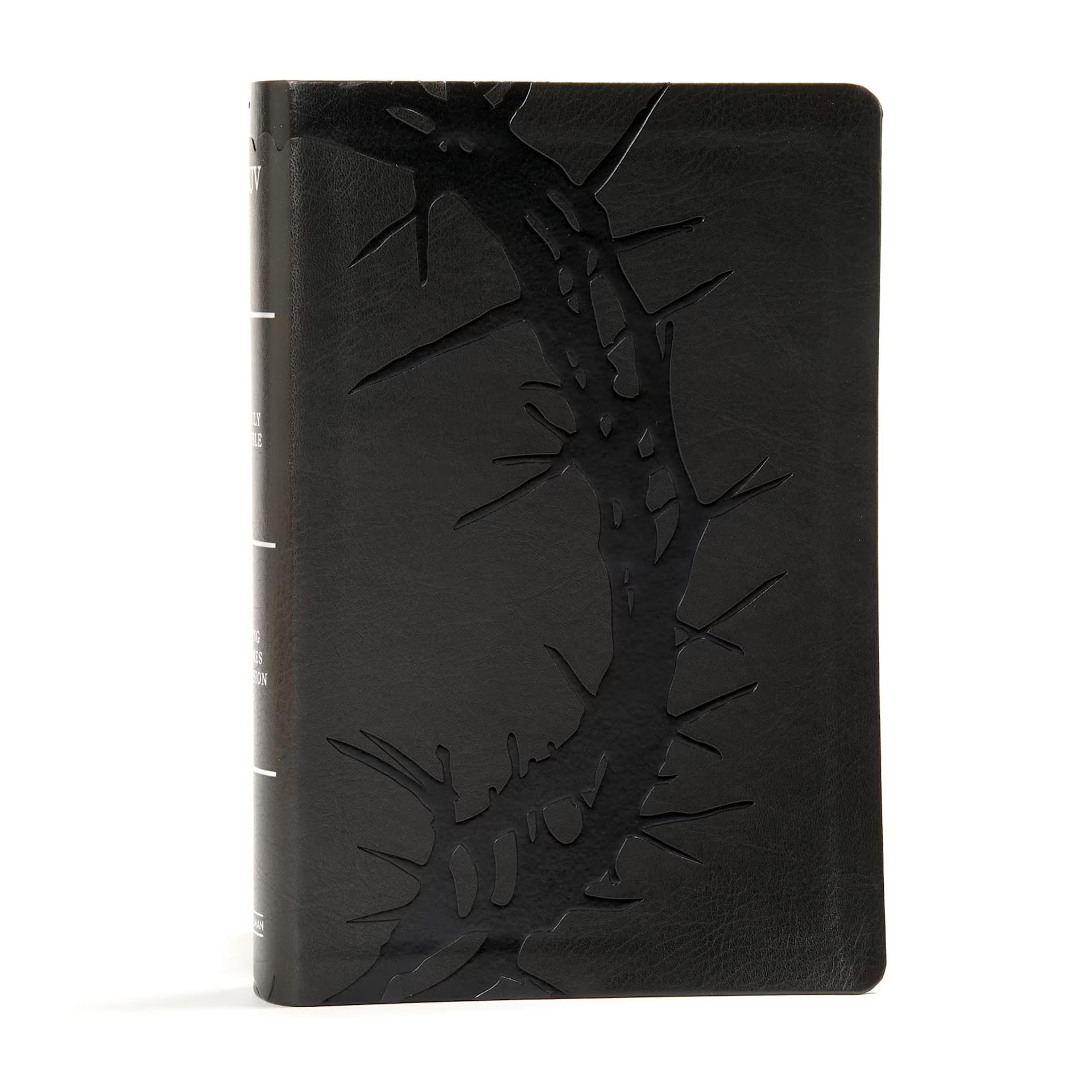 KJV Large Print Personal Size Reference Bible, Charcoal Leathertouch by Holman Bible Staff