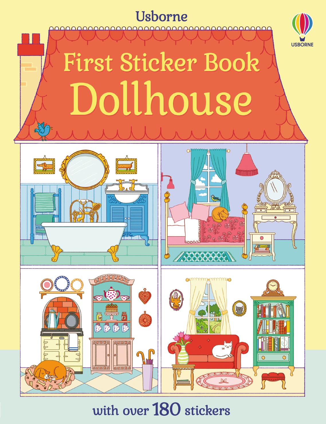 First Sticker Book Dollhouse by Wheatley, Abigail