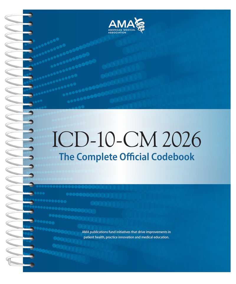 ICD-10-CM 2026 the Complete Official Codebook by American Medical Association