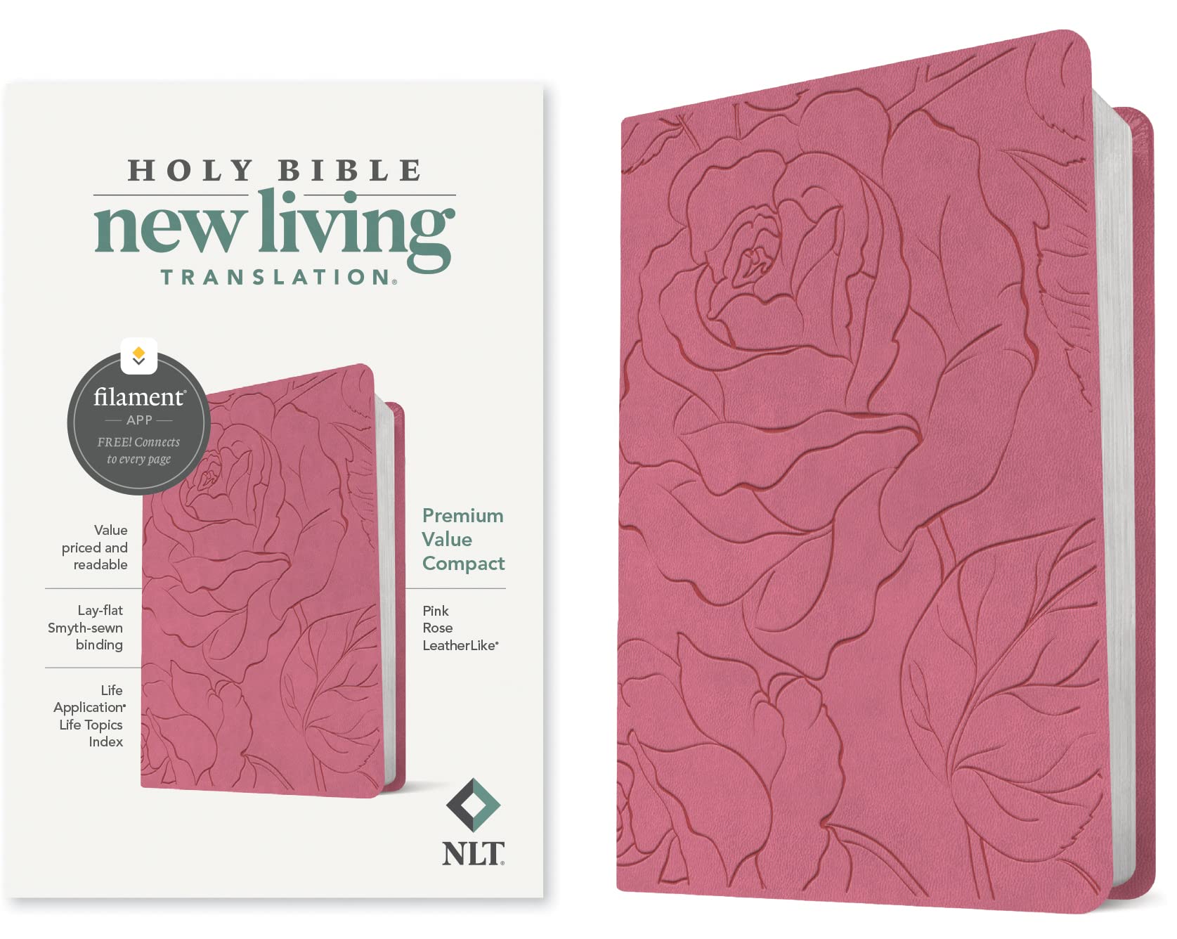 NLT Premium Value Compact Bible, Filament-Enabled Edition by Tyndale