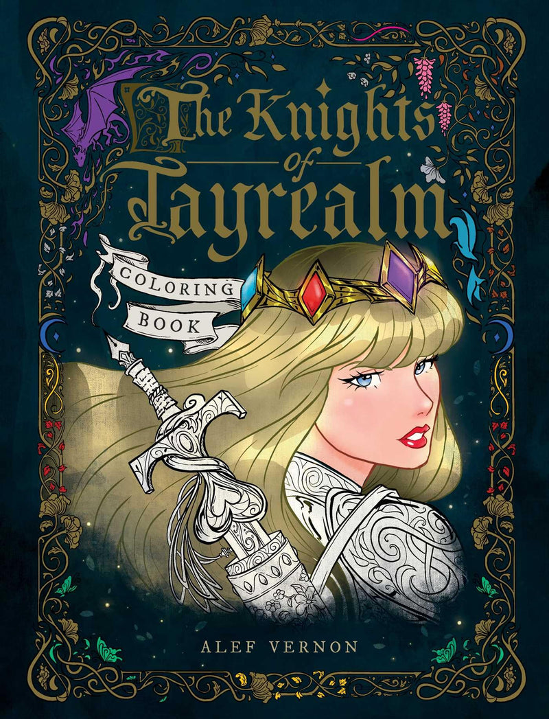 The Knights of Tayrealm Coloring Book by Vernon, Alef