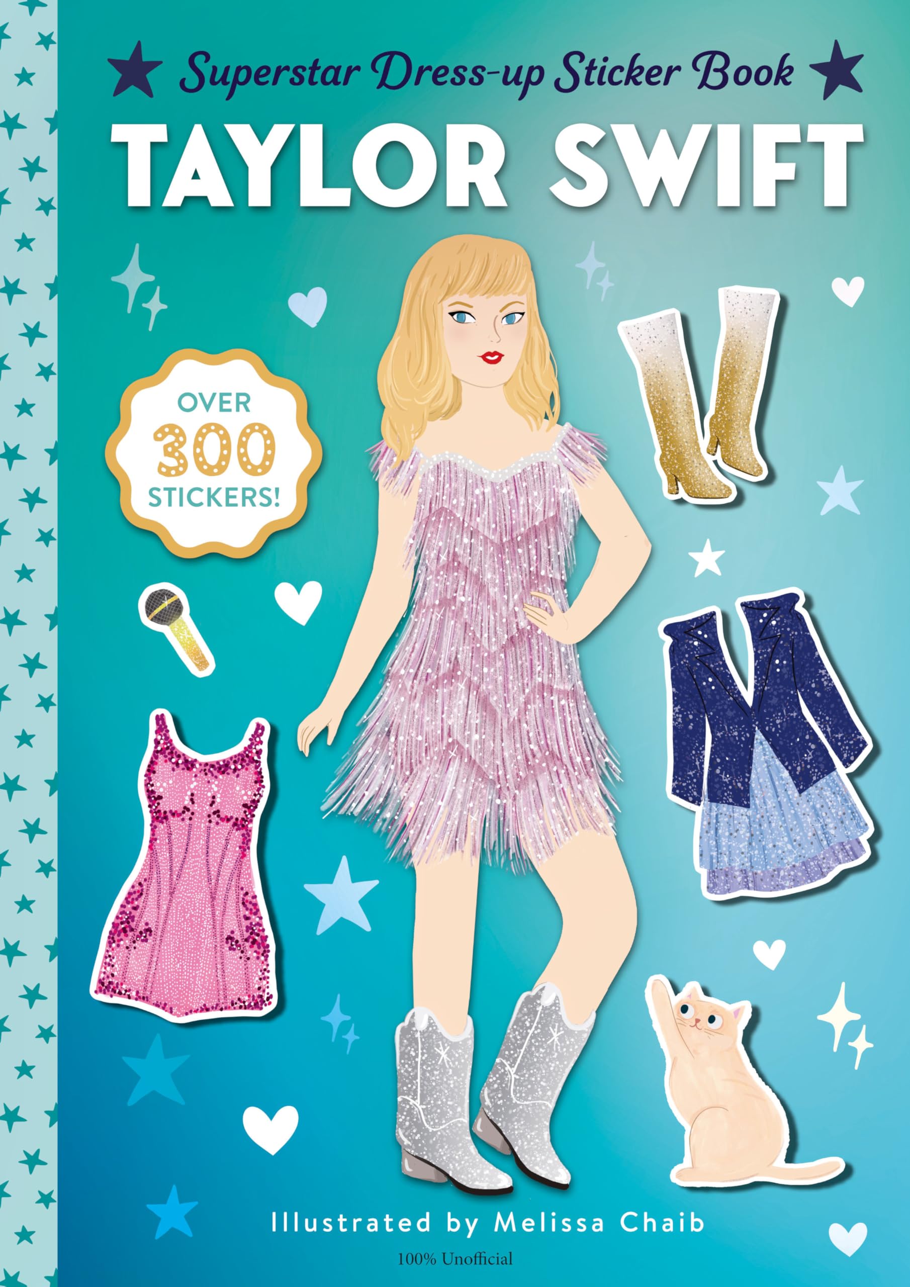 Taylor Swift Superstar Dress-Up Sticker Book: Over 300 Stickers! -- Random House