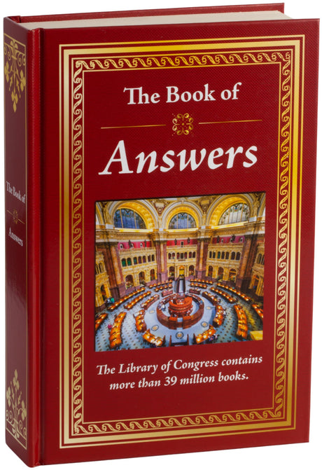 The Book of Answers: Big Book of Questions & Fascinating Facts Hardcover Gift for Trivia Buffs, Curious Minds, Adults, Dad & Knowledge Seekers -- Publications International Ltd, Hardcover