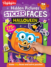 Hidden Pictures Sticker Faces: Halloween: Halloween Crafts Activity Book with Pumpkin Faces and Over 200 Silly Make-A-Face Stickers, Halloween Gift fo by Highlights
