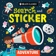 Brain Games - Search and Sticker: Adventure (for Kids Ages 3-6) by Publications International Ltd