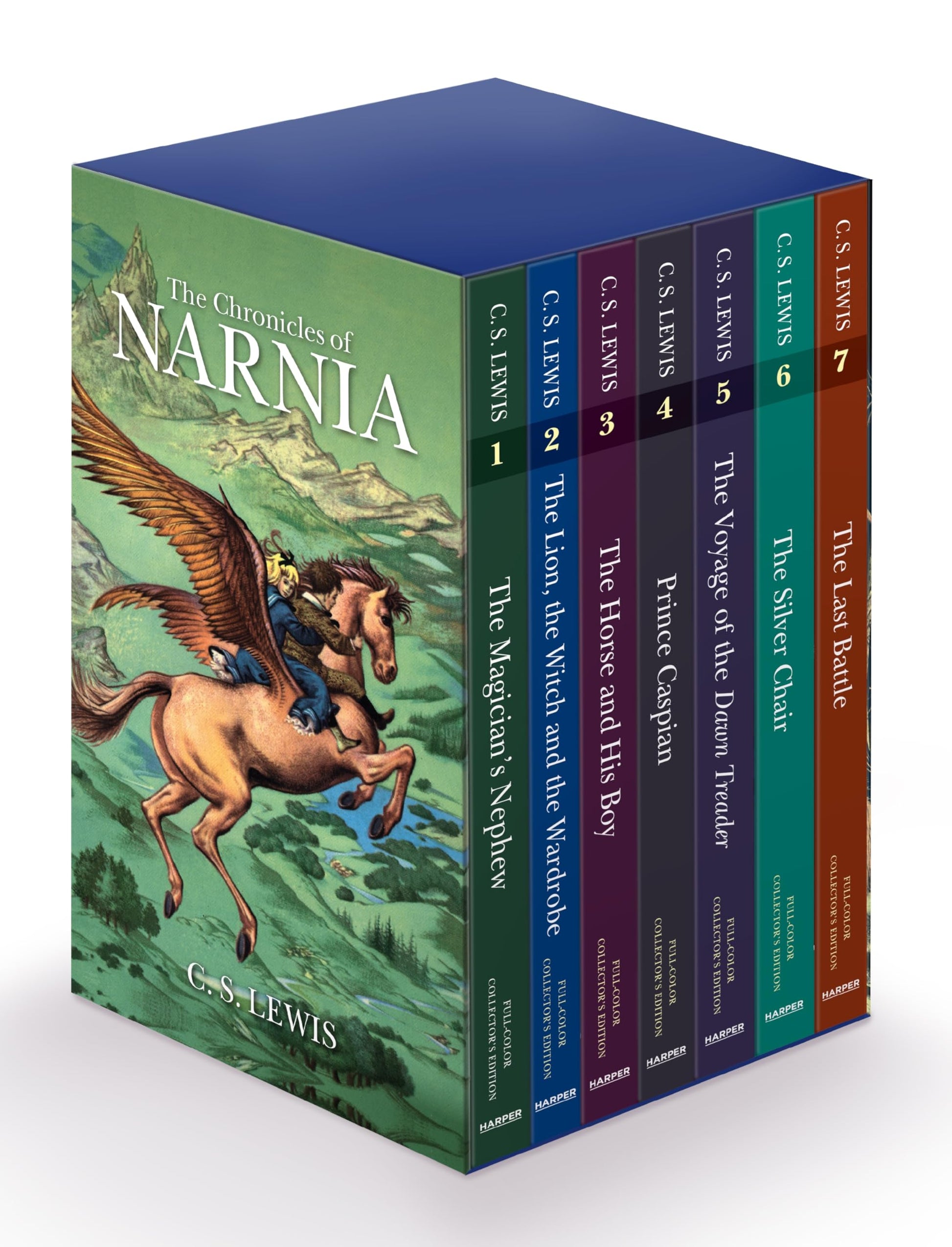 The Chronicles of Narnia Full-Color Paperback 7-Book Box Set: 7 Books in 1 Box Set by Lewis, C. S.