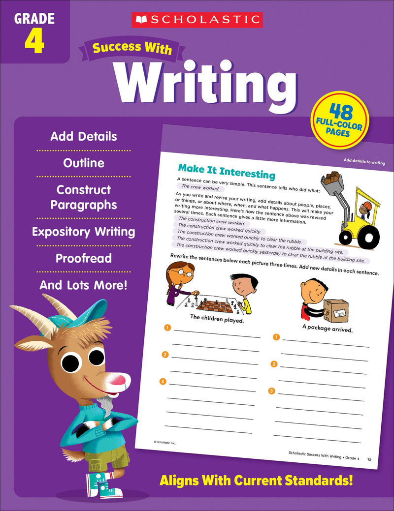 Scholastic Success with Writing Grade 4 by Scholastic Teaching Resources