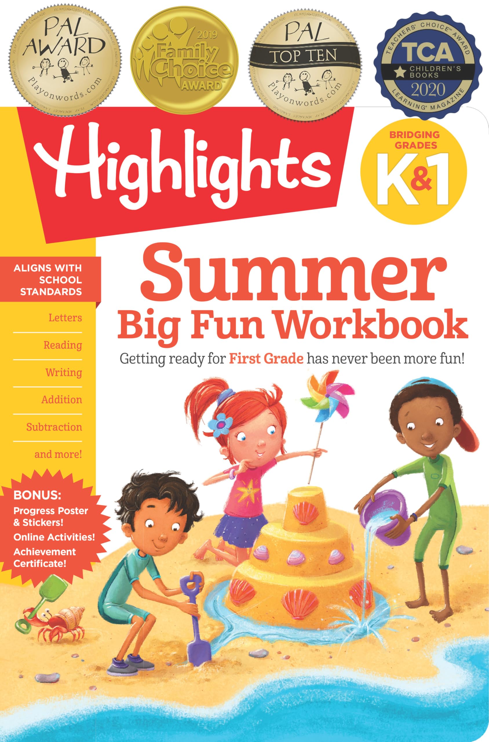 Summer Big Fun Workbook Bridging Grades K & 1 by Highlights Learning