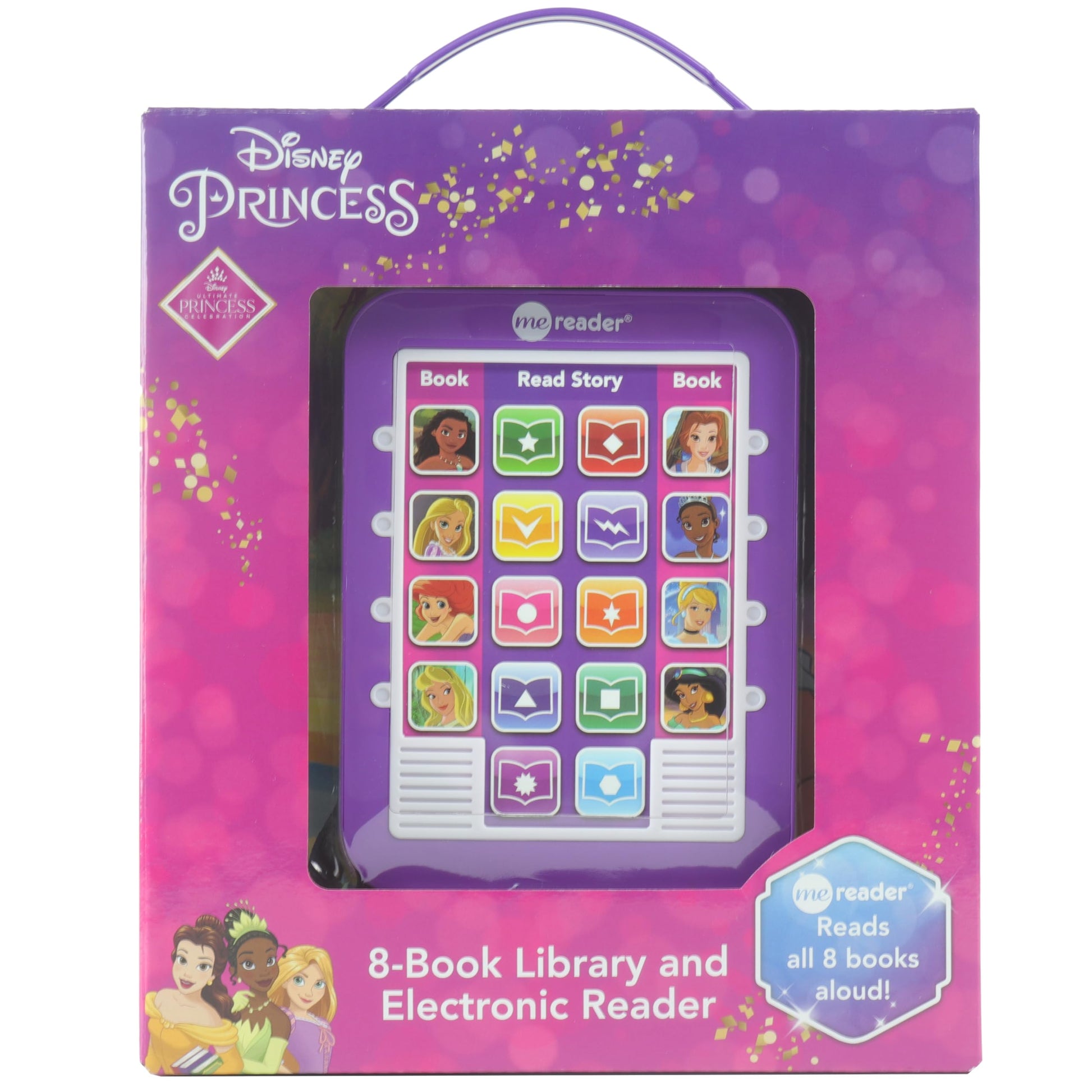 Disney Princess: Me Reader 8-Book Library and Electronic Reader Sound Book Set [With Electronic Reader and Battery] by Pi Kids