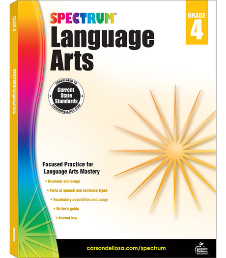 Spectrum Language Arts, Grade 4: Volume 14 -- Spectrum, Paperback