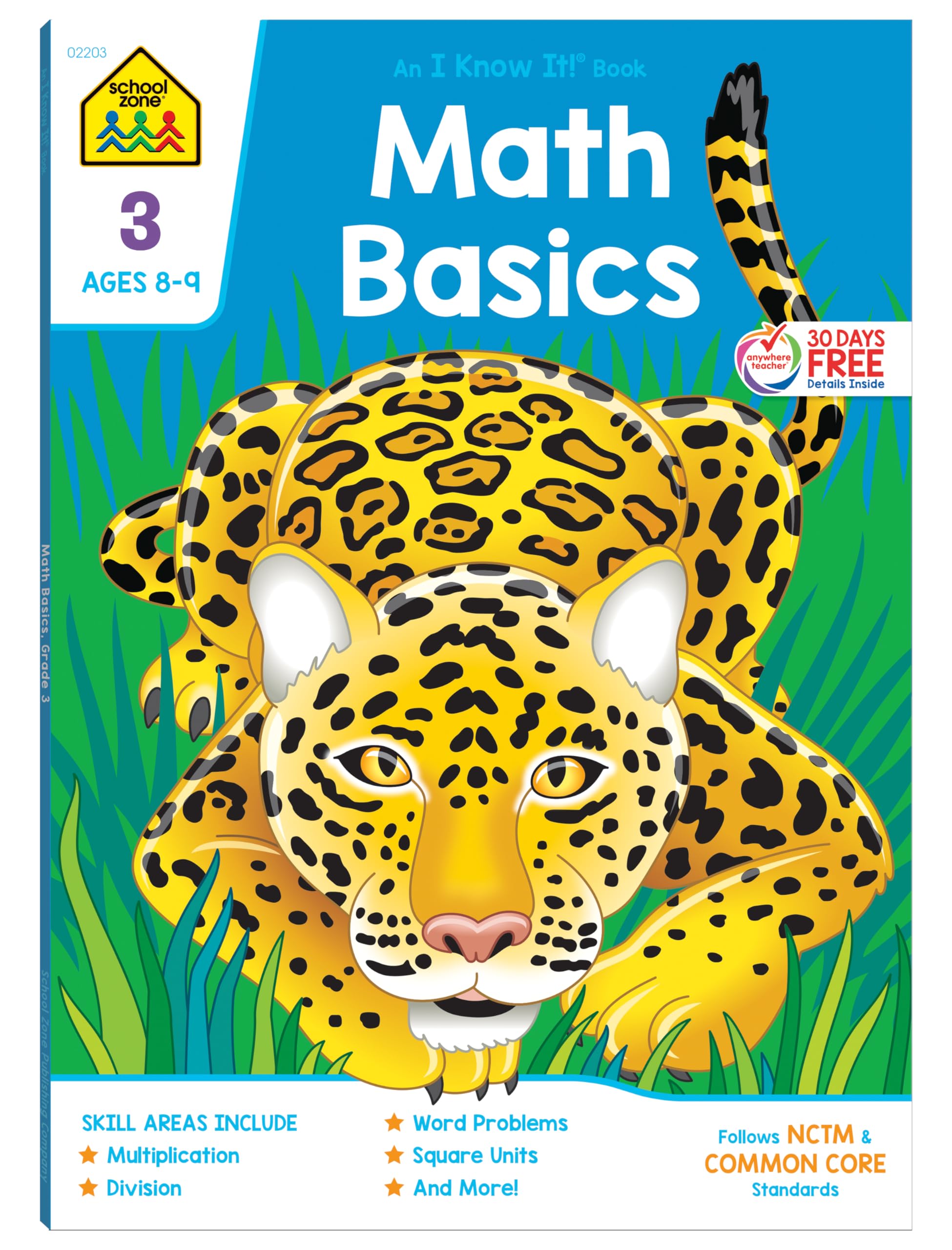 School Zone Math Basics Grade 3 Workbook by Zone, School