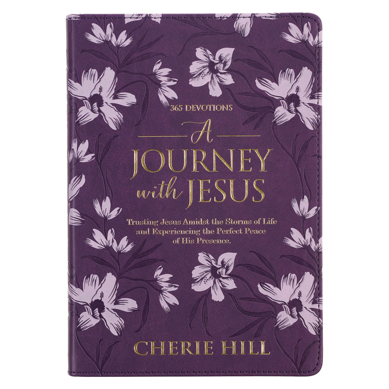 A Journey with Jesus Devotional Faux Leather by Christian Art Gifts