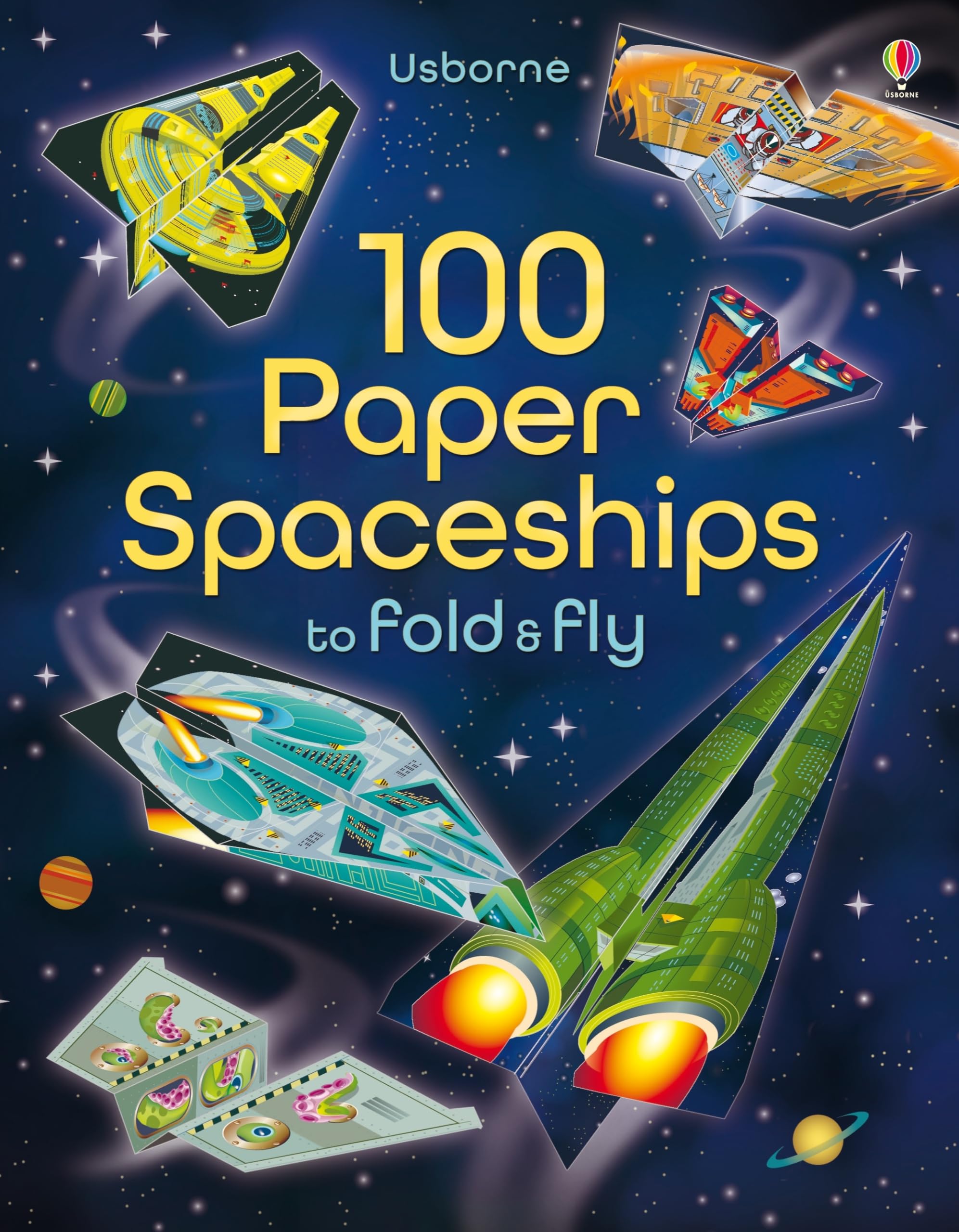 100 Paper Spaceships to Fold and Fly by Martin, Jerome