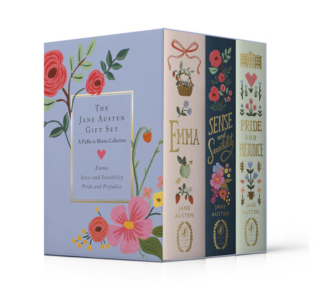 The Jane Austen Gift Set: A Puffin in Bloom 3-Book Collection: Pride and Prejudice, Emma, and Sense and Sensibility -- Jane Austen, Hardcover