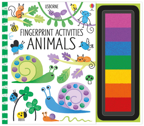 Fingerprint Activities Animals [With Ink Pad] -- Fiona Watt, Spiral
