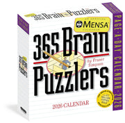 Mensa 365 Brain Puzzlers Page-A-Day(r) Calendar 2026: Word Puzzles, Logic Challenges, Number Problems, and More by Simpson, Fraser