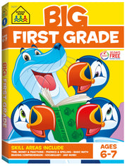 School Zone Big First Grade Workbook by Zone, School