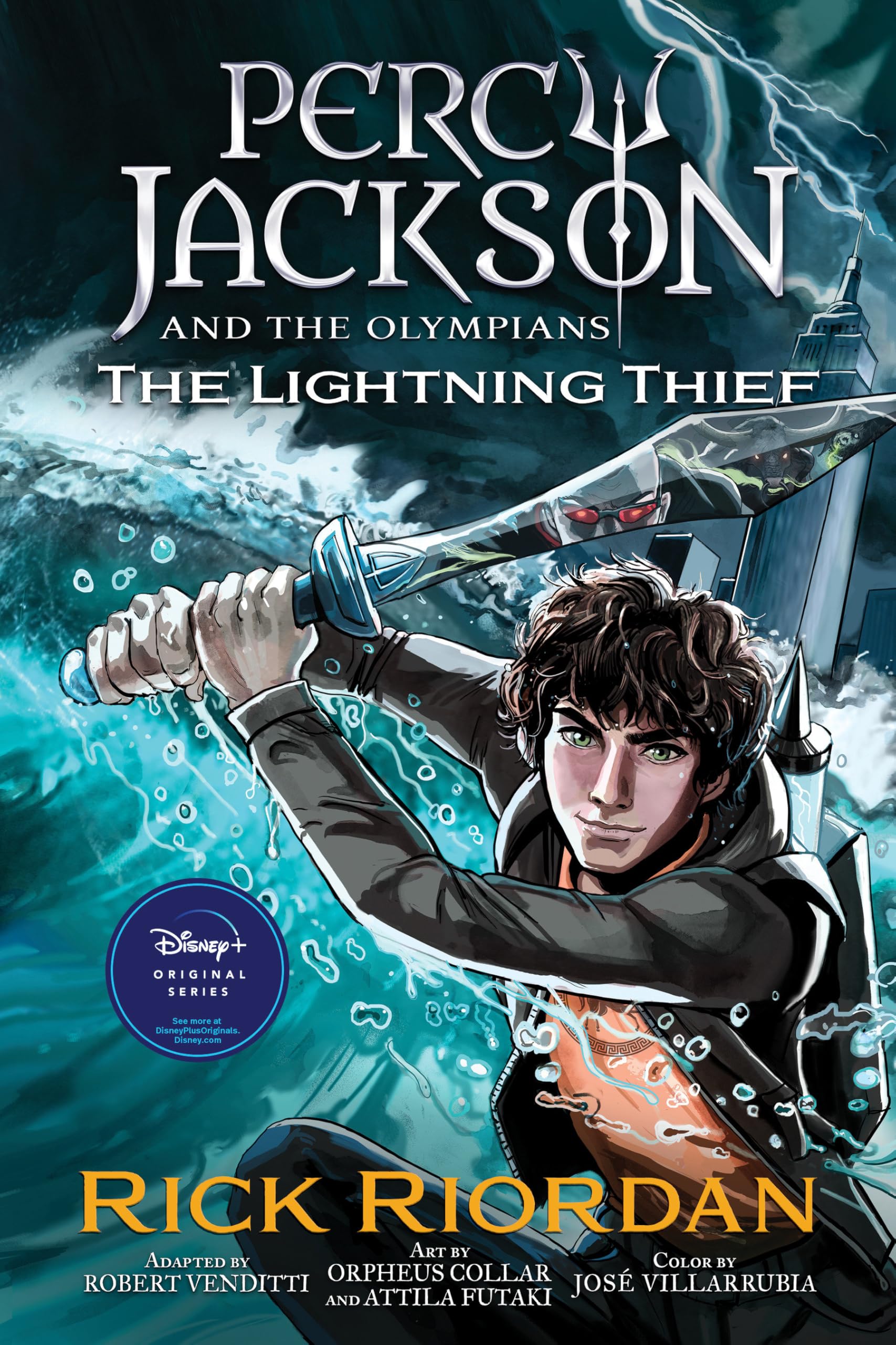 Percy Jackson and the Olympians the Lightning Thief the Graphic Novel (Paperback) by Riordan, Rick