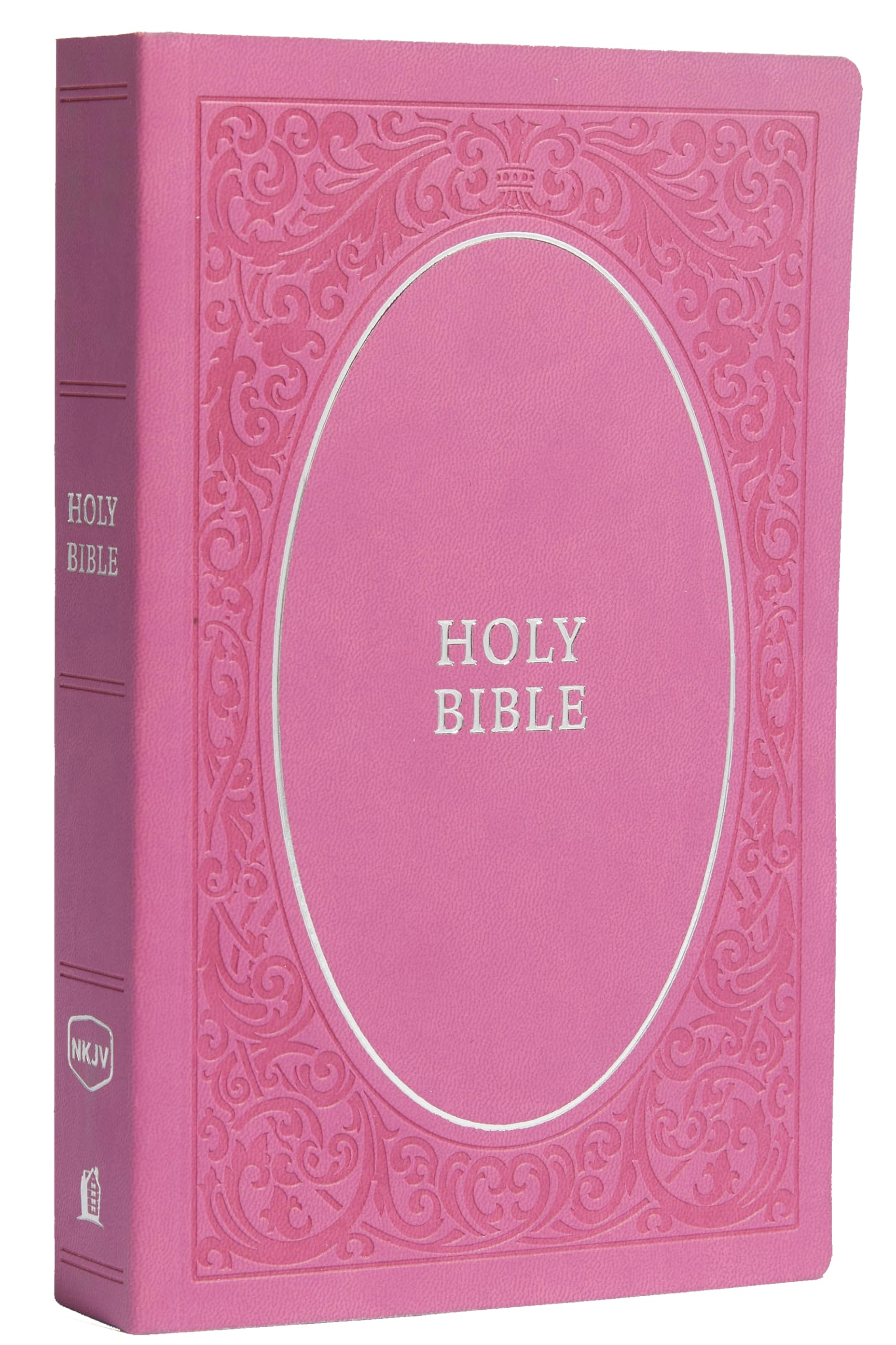 NKJV, Holy Bible, Soft Touch Edition, Imitation Leather, Pink, Comfort Print by Thomas Nelson