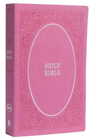 NKJV, Holy Bible, Soft Touch Edition, Imitation Leather, Pink, Comfort Print by Thomas Nelson