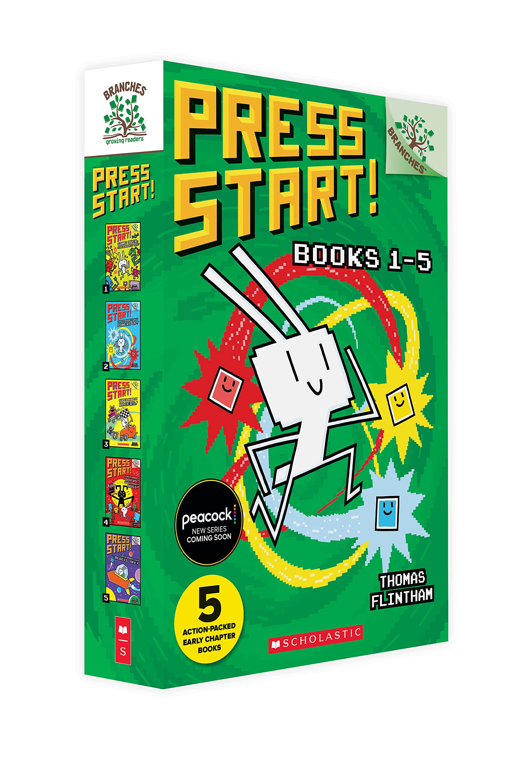Press Start!, Books 1-5: A Branches Box Set by Flintham, Thomas