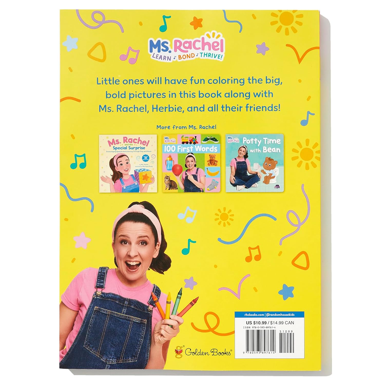 My First Coloring Book (Ms. Rachel) -- MS Rachel, Paperback