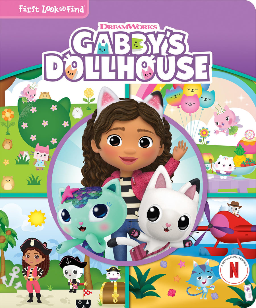 DreamWorks Gabby's Dollhouse: First Look and Find -- Pi Kids, Board Book