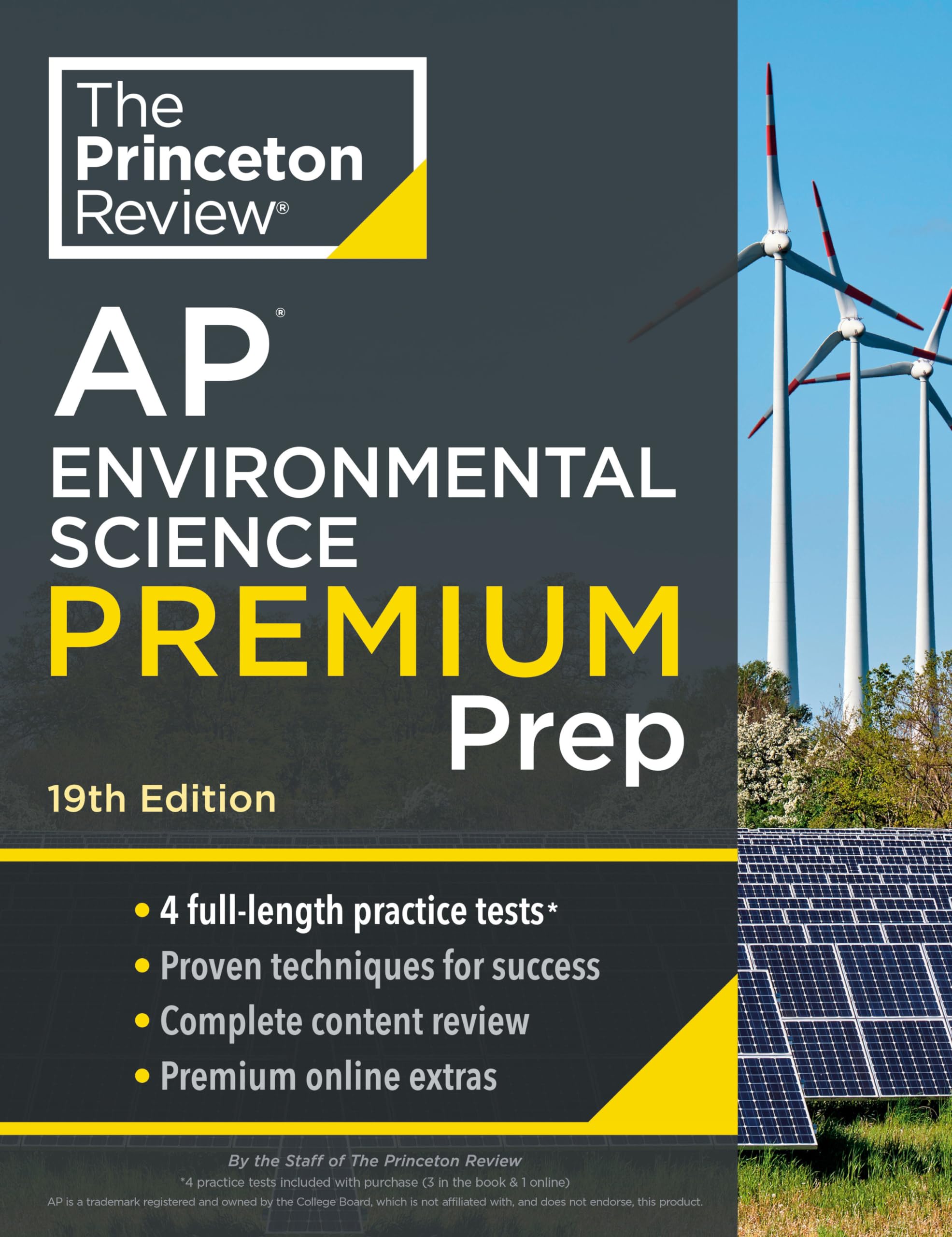 Princeton Review AP Environmental Science Premium Prep, 19th Edition: 4 Practice Tests + Complete Content Review + Strategies & Techniques by The Princeton Review