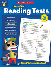 Scholastic Success with Reading Tests Grade 6 by Scholastic Teaching Resources