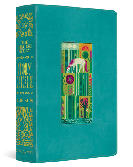 ESV the Biggest Story Holy Bible for Kids (Trutone, Teal, Waterfall Design) -- Kevin DeYoung, Bible