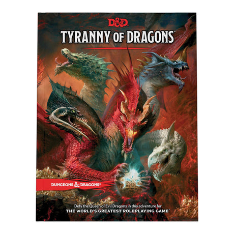 Tyranny of Dragons (D&d Adventure Book Combines Hoard of the Dragon Queen + the Rise of Tiamat) -- Brian Herbert, Hardcover